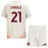 Officiële Voetbalshirt + Korte Broek AS Roma Dybala 21 Uit 2024-25 - Kids